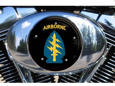 Harley Air Cleaner Cover - Airborne Special Forces